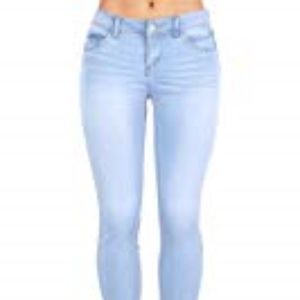 Wax Denim Juniors Distressed Slim Fit Skinny Jeans